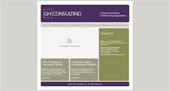 Desktop Screenshot of ghconsultinggroup.net