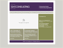 Tablet Screenshot of ghconsultinggroup.net